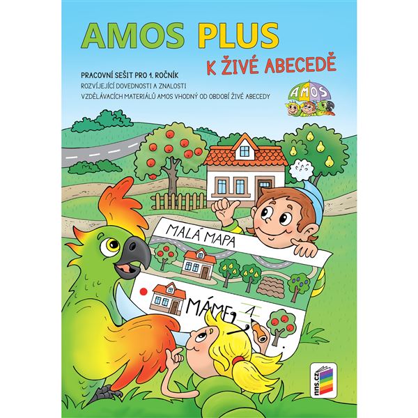 AMOS PLUS K Živé abecedě se samolepkami
