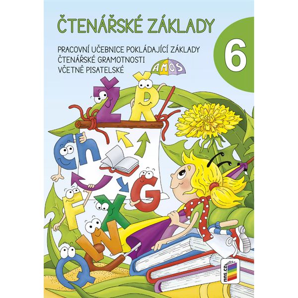 Čtenářské základy 6. díl, rozvolněná pracovní učebnice čtení se samolepkami 