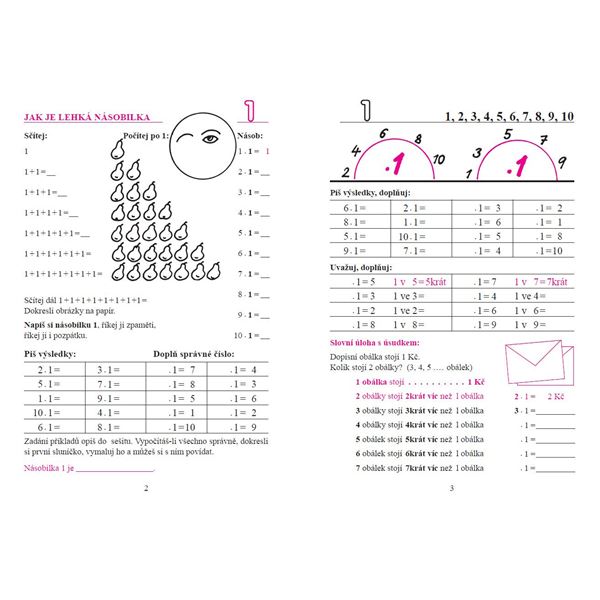 Jak je lehká násobilka - pracovní sešit