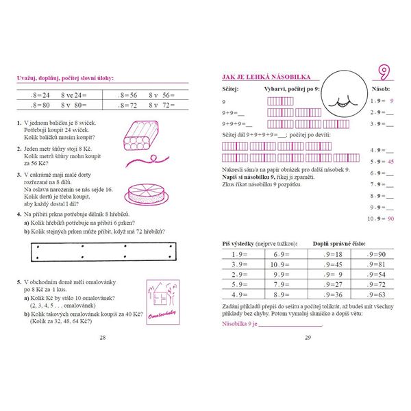 Jak je lehká násobilka - pracovní sešit