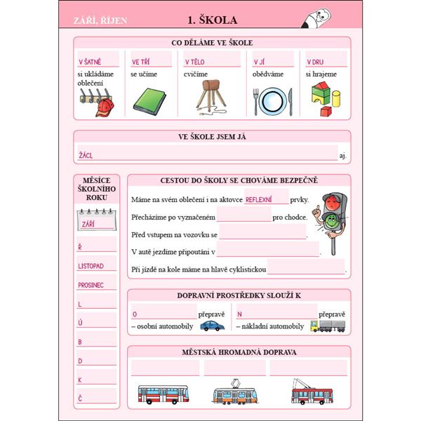 Já a můj svět - Prvouka pro 2. r.- pracovní listy