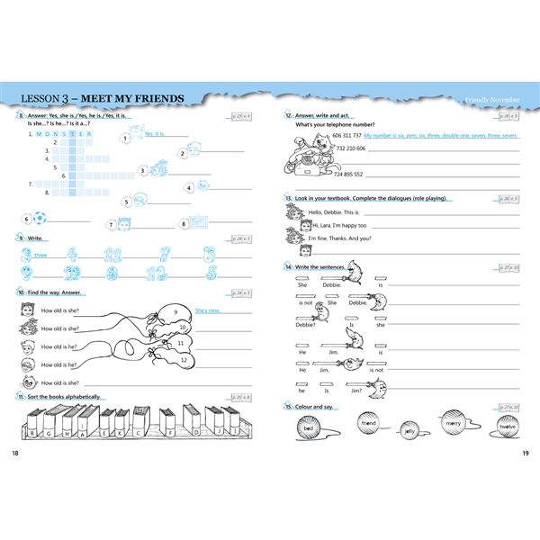 Listen and play With magicians! 3.r. - 1. díl Pracovní sešit