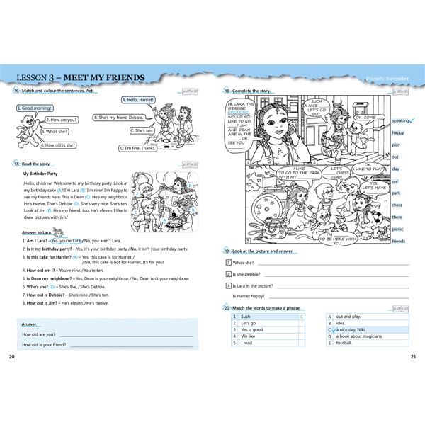 Listen and play With magicians! 3.r. - 1. díl Pracovní sešit