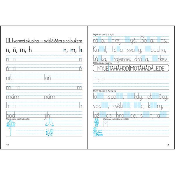 Jak psát tiskacím od 3. ročníku ZŠ