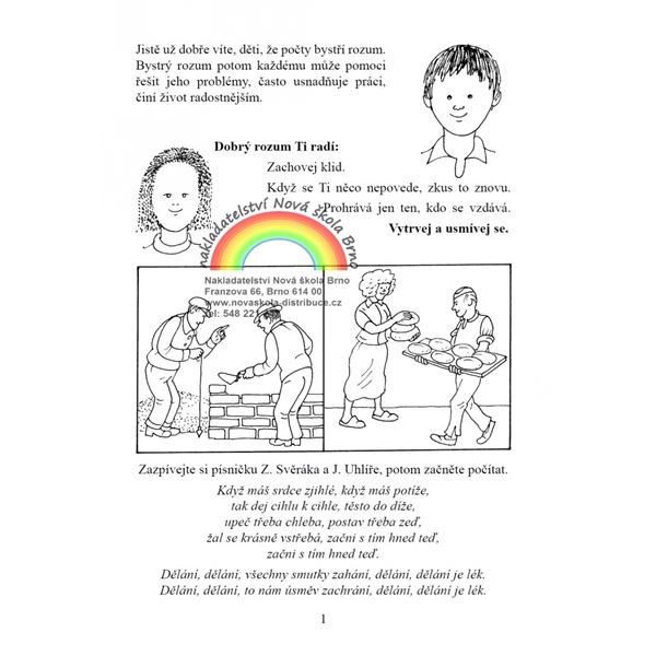 Dělání smutky zahání - pracovní sešit