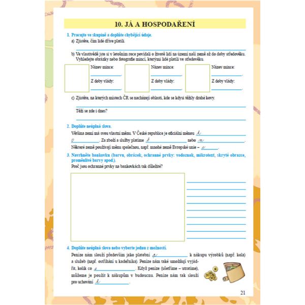 Vlastivěda 4 - Poznáváme naši vlast - barevný pracovní sešit