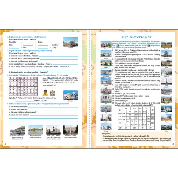 Vlastivěda 5 - ČR jako součást Evropy - barevný pracovní sešit