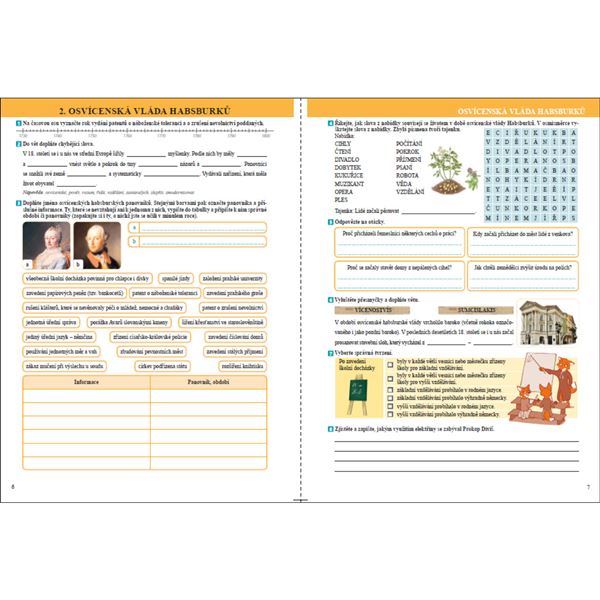 Vlastivěda 5 - Poznáváme naše dějiny z novověku do současnosti - barevný pracovní sešit (Porozumění v souvislostech)