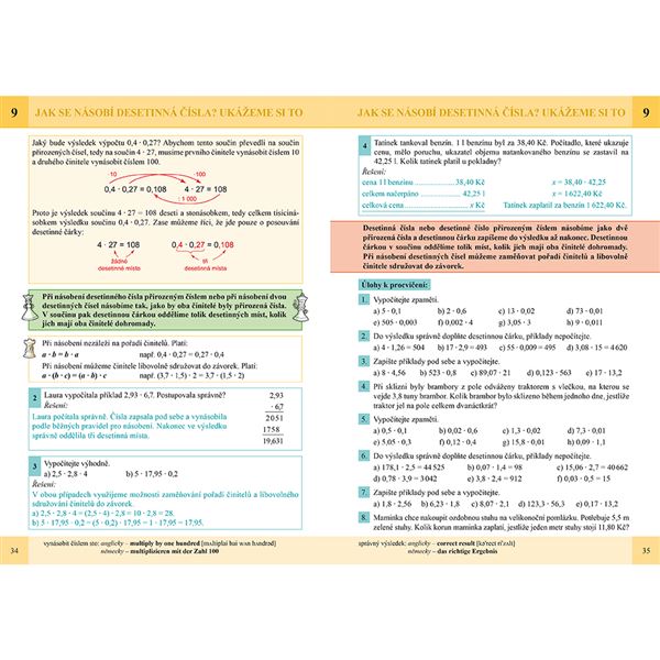 Matematika 6 - Desetinná čísla - učebnice