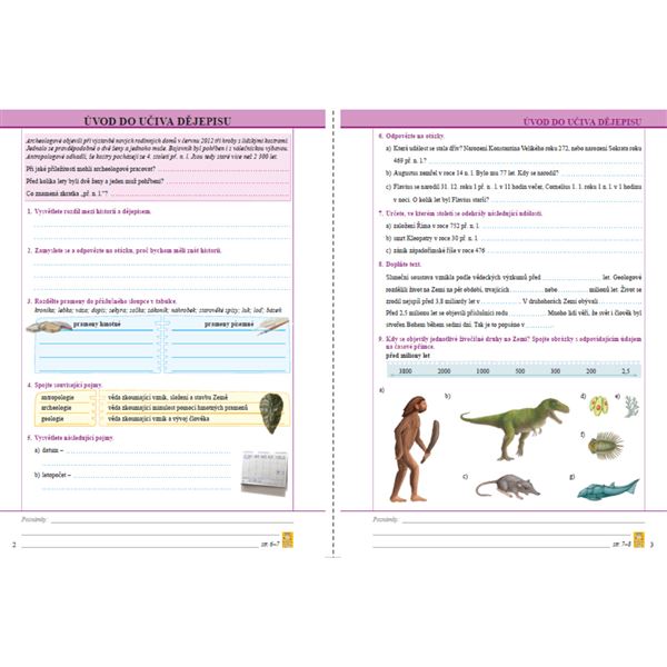 Dějepis 6 Pravěk, starověk - pracovní sešit (barevný)
