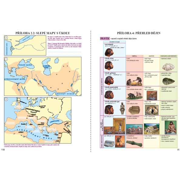 Dějepis 6 Pravěk, starověk - pracovní sešit (barevný)
