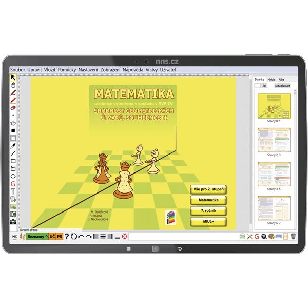 MIUč+ Matematika - Shodnost geom.útvarů, souměrnosti -  školní licence pro 1 učitele, 1 rok