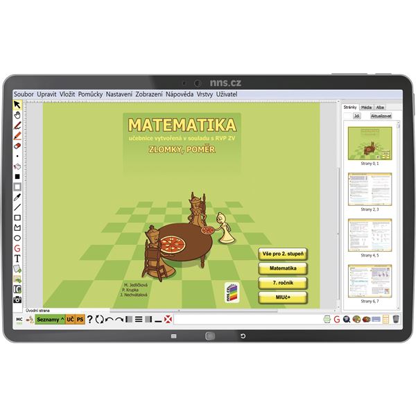 MIUč+ Matematika - Zlomky, poměr -  školní multilicence, 5 let