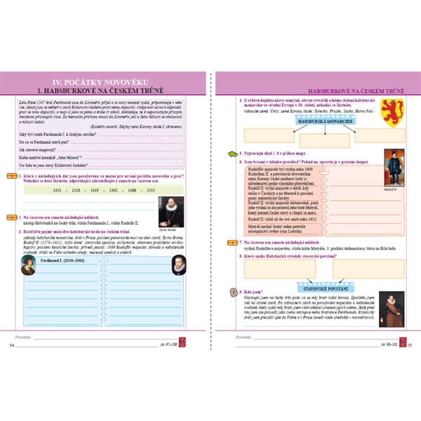 Dějepis 7 Středověk, počátky novověku - pracovní sešit (barevný)