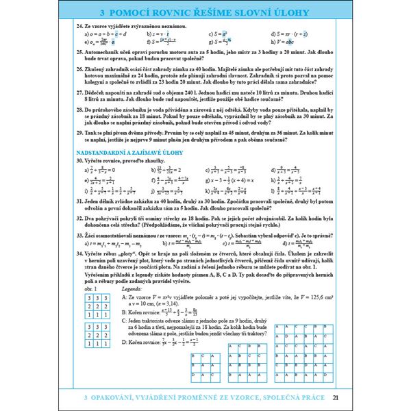 Matematika 8 - Výrazy a rovnice 2 - Pracovní sešit
