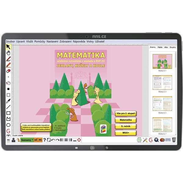 MIUč+ Matematika - Jehlany, kužele a koule - školní multilicence, 1 rok