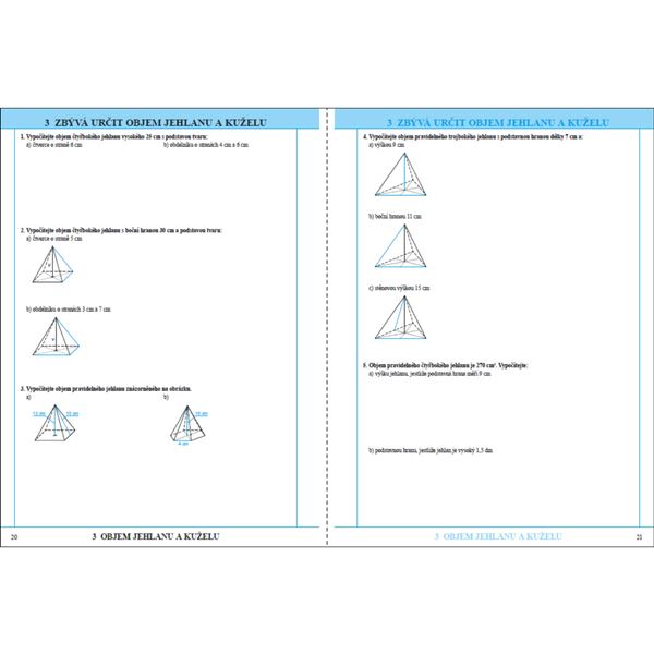 Matematika 9 - Jehlany, kužely a koule - Pracovní sešit 