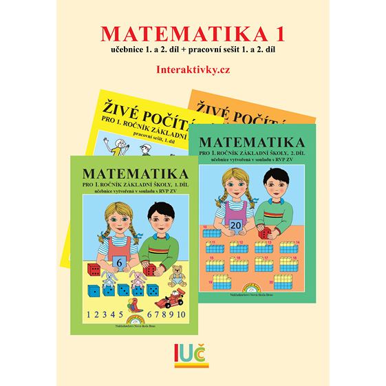 Pětiletá IUČ Matematika 1, 1. a 2. díl (UČ+PS)