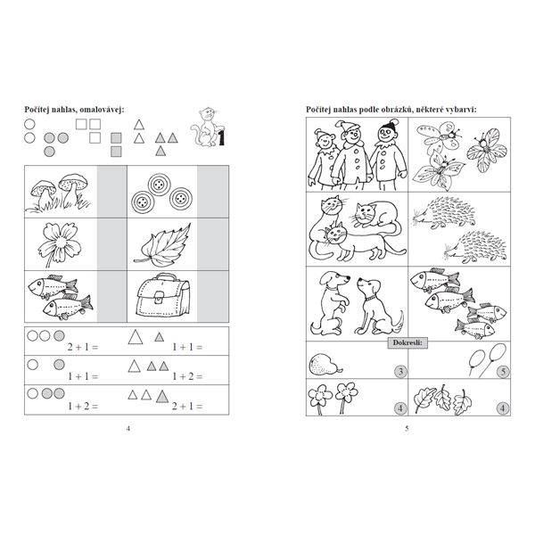 Moje první počítání - pracovní sešit