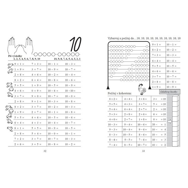 Moje první počítání - pracovní sešit
