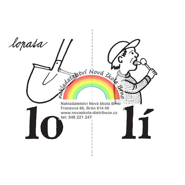 Ilustrované slabiky - pracovní sešit - soubor karet