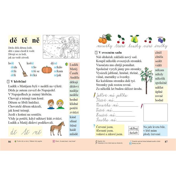 Slabikář měkká vazba (Duhová řada), původní řada