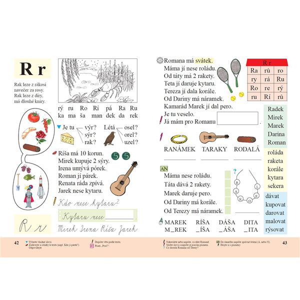 Slabikář měkká vazba (Duhová řada), původní řada