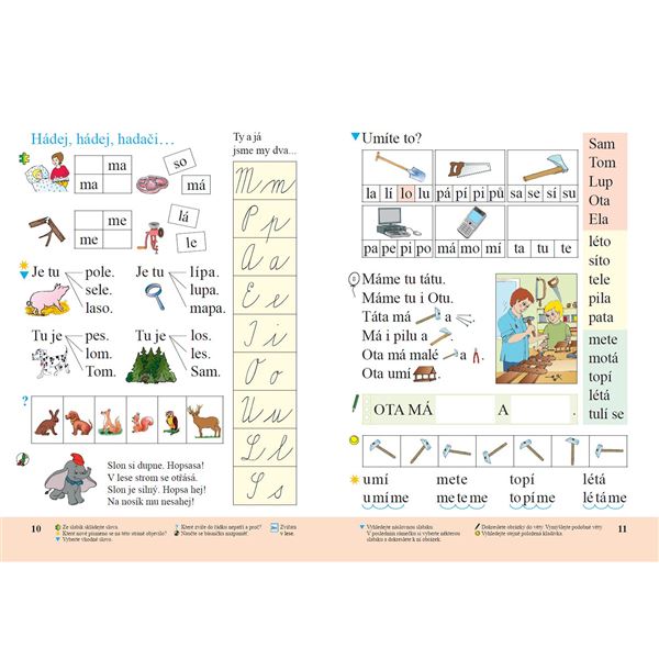 Slabikář měkká vazba (Duhová řada), původní řada