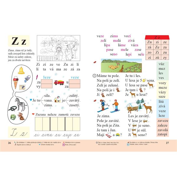 Slabikář měkká vazba (Duhová řada), původní řada