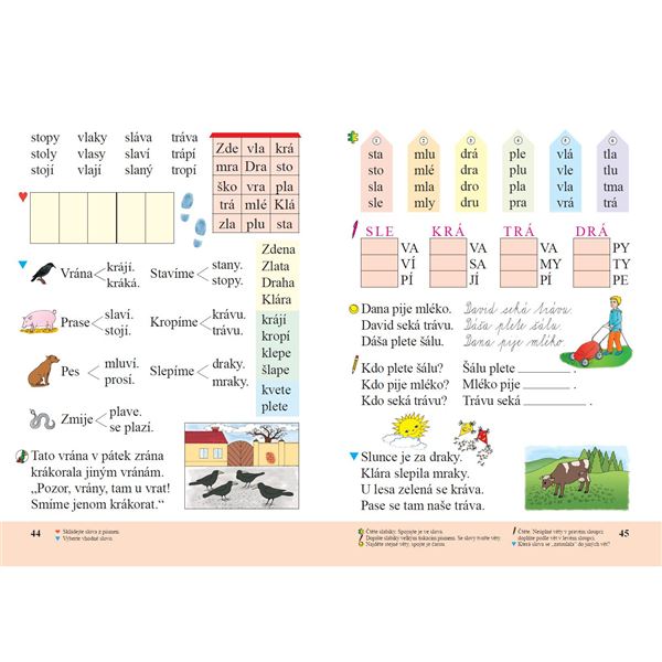 Slabikář měkká vazba (Duhová řada), původní řada