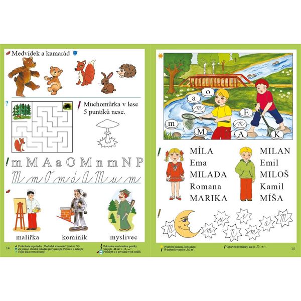 Živá abeceda (Duhová řada) - pracovní učebnice, původní řada