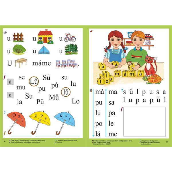 Živá abeceda (Duhová řada) - pracovní učebnice, původní řada