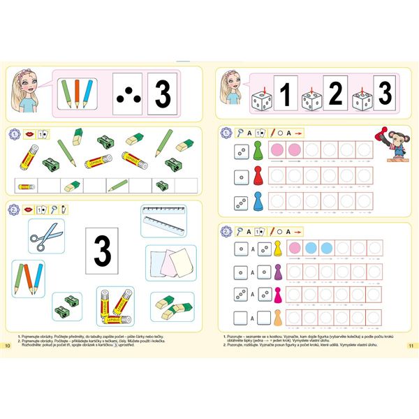 Matematika 1 - 1. díl - Počítáme s Emou a Hopem - pracovní učebnice