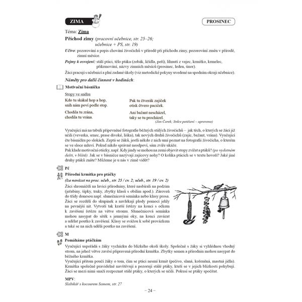 Prvouka 1 - Metodická příručka, Čtení s porozuměním