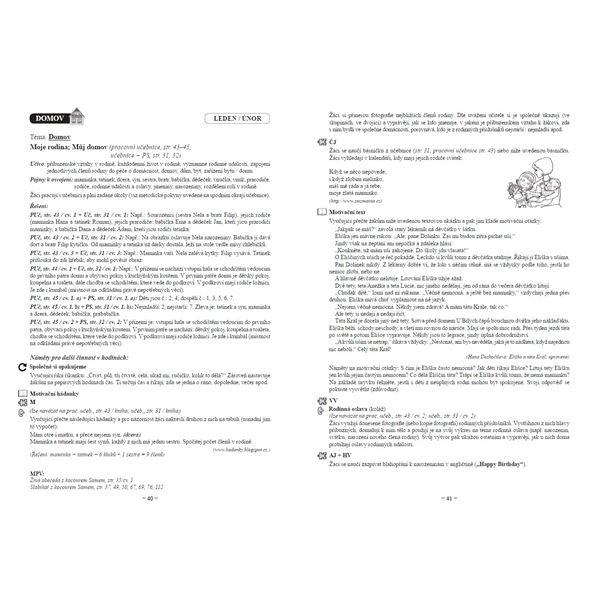 Prvouka 1 - Metodická příručka, Čtení s porozuměním