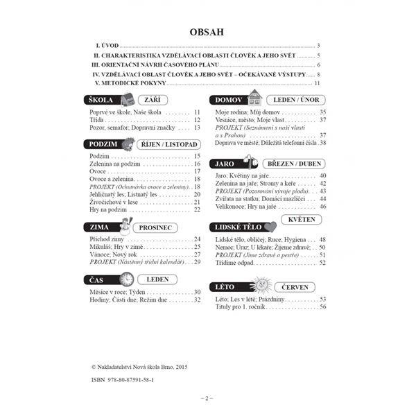 Prvouka 1 - Metodická příručka, Čtení s porozuměním