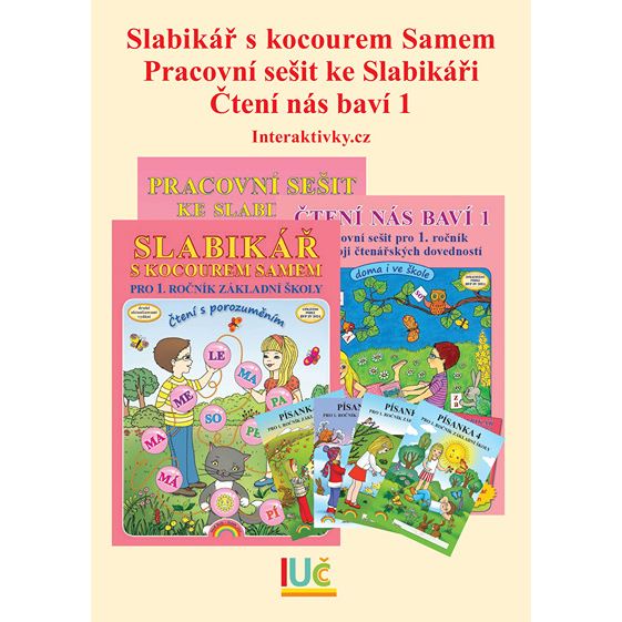 Roční IUČ Slabikář s kocourem Samem+PS ke slabikáři+Čtení nás baví 1+Písanky