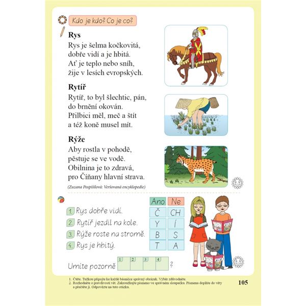 Slabikář s kocourem Samem (Čtení s porozuměním) - nevázané písmo (měkká vazba)