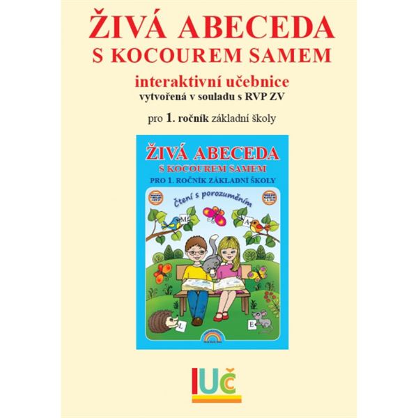 Interaktivní učebnice Živá abeceda s kocourem Samem - roční licence