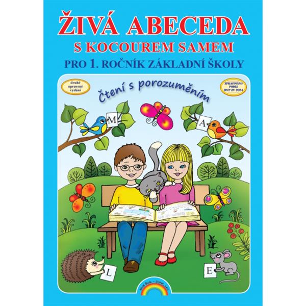 Živá abeceda s kocourem Samem (Čtení s porozuměním) - učebnice