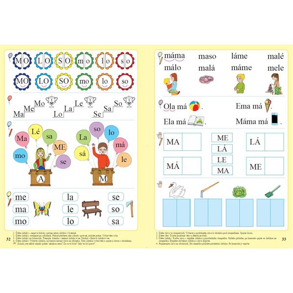 Živá abeceda s kocourem Samem (Čtení s porozuměním) - učebnice