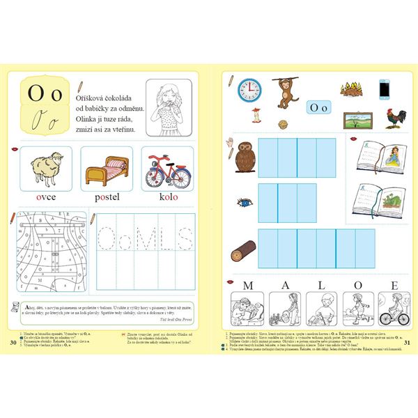 Živá abeceda s kocourem Samem (Čtení s porozuměním) - učebnice