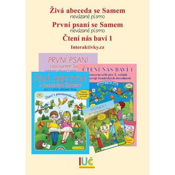 Pětiletá IUČ Živá abeceda s kocourem Samem+Moje první psaní