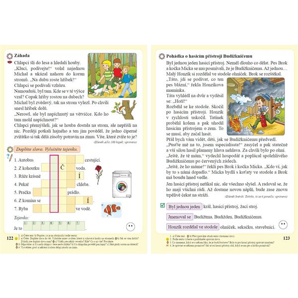 Slabikář s kocourem Samem (Čtení s porozuměním) tvrdá vazba