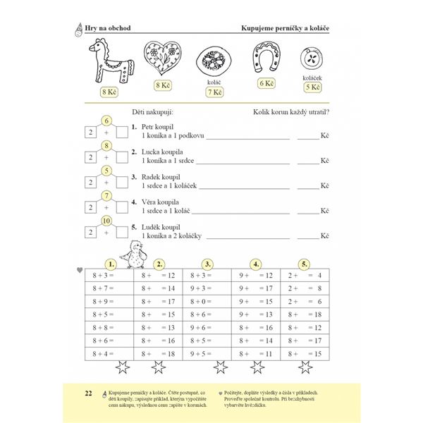 Veselé počítání 1. díl - Pracovní sešit k učebnici Matematika 2