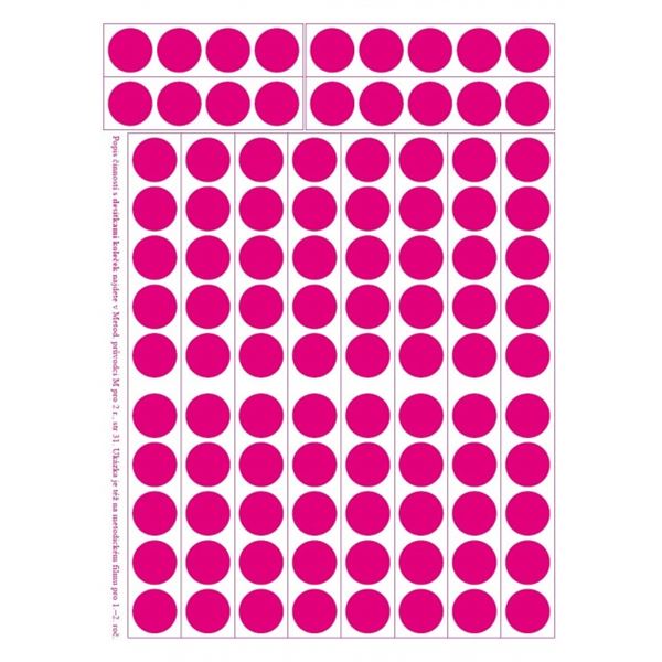 Desítky koleček (sada 10 ks - pro 10 žáků)