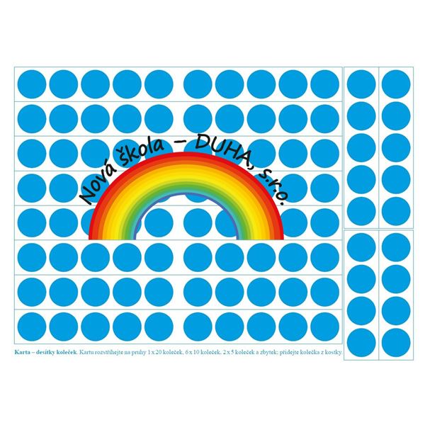 Desítky koleček (sada 10 ks - pro 10 žáků)