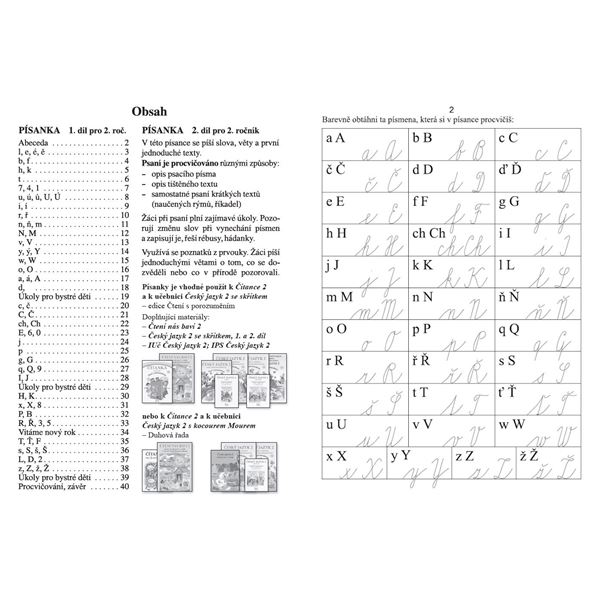 Písanka 2.r. - 1. díl