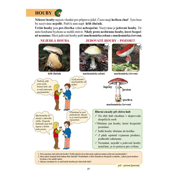 Prvouka 2 - učebnice, Čtení s porozuměním