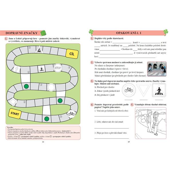 Prvouka 2 - Pracovní sešit (Duhová řada), Čtení s porozuměním